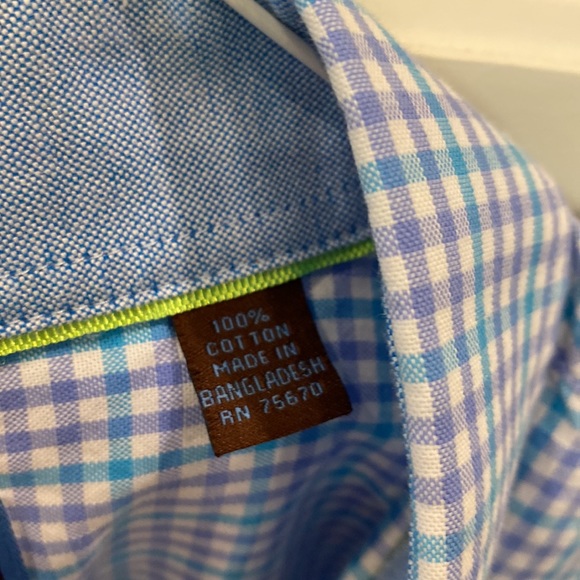 TATTERSALL London Men's Long Sleeve Button Front Dress Shirt XL 17-17 1/2 neck - Picture 7 of 7